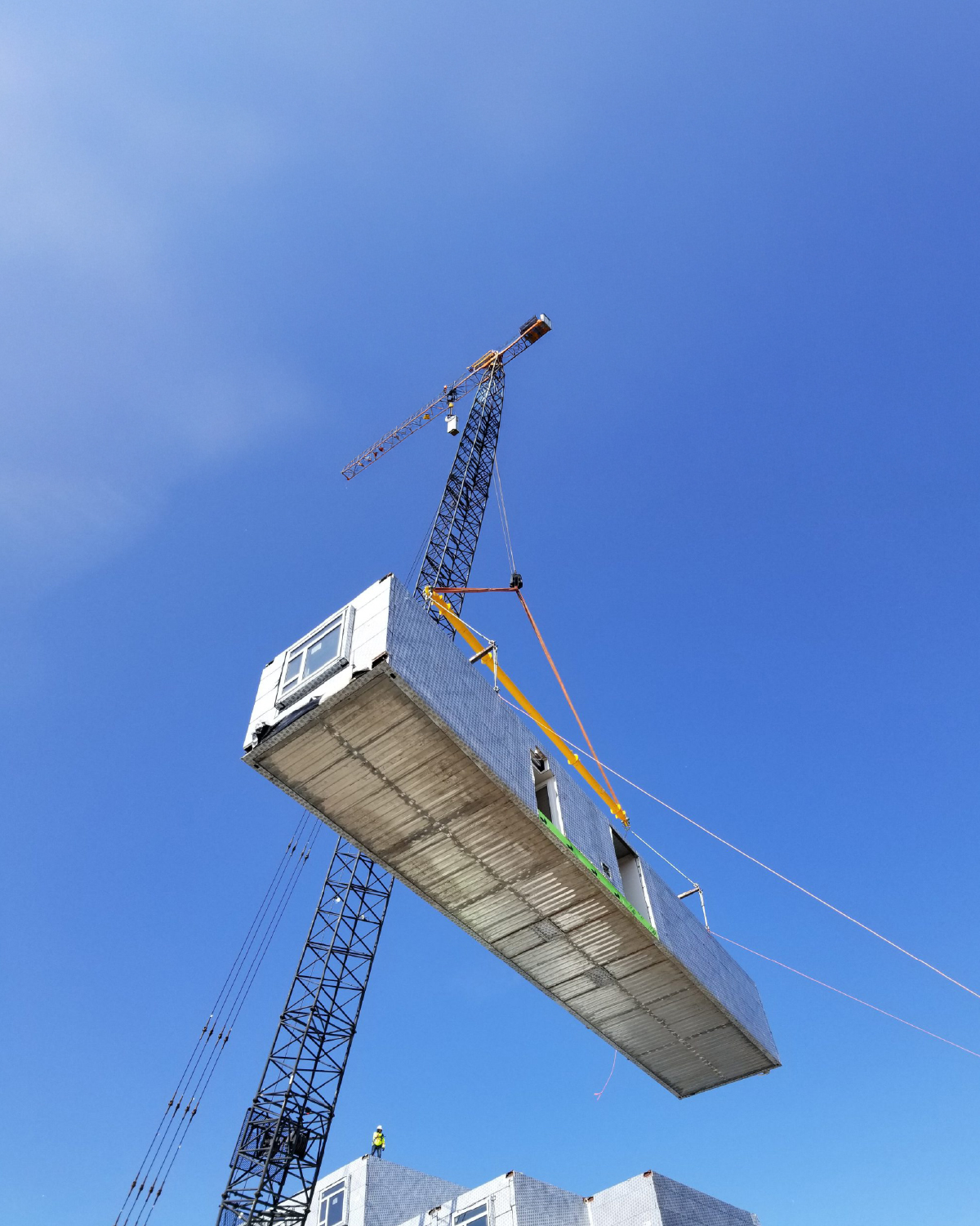 Craned-steel-module